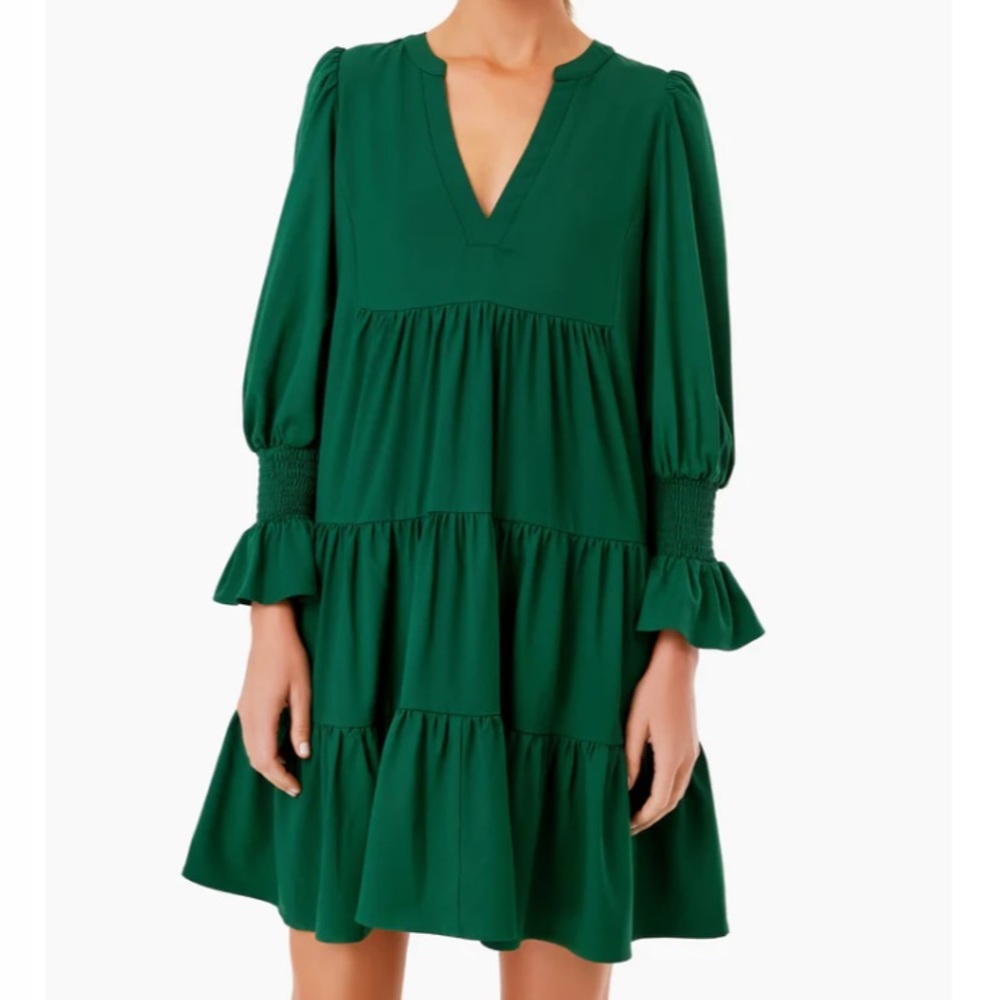 Hunter Green Crepe Kenzo Dress
POMANDER PLACE - Picture 4 of 13